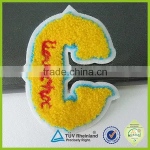 Factory Supply Cheap OEM Logo Embroidered Number Chenille Patches thumbnail-1