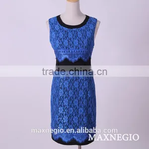 Top Violet Color Fashion Summer Ladies Simple Fashion Dress thumbnail-2