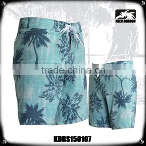 Polyester Cotton Spandex Material Short Swim Shorts Wholesale Custom Printing thumbnail-1