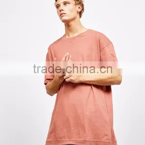 MGOO Wholesale Cotton Plain Streetwear Fashion Softex Round Neck T-Shirts OEM Big Quality T-shirt Manufacturer thumbnail-2