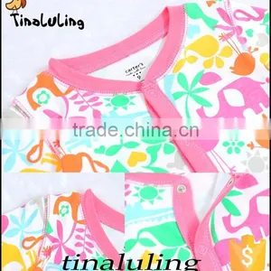 New Arrival Infant Baby Girls Elephant Animal Rompers Baby Bodysuits Girls Romper thumbnail-3