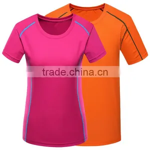 Customizable Design/logo Priting T-shirt GYM Slim Sexy Fitted Size S- XL Multiple Pantone Color thumbnail-1