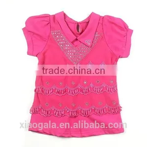 2016 New Design Kids Girl T-shirt Made in China thumbnail-2