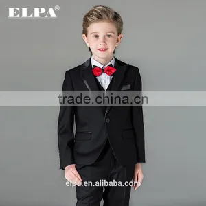 ELPA NXB0100 RED Designer Fancy Wholesale Black 3 Piece Kids Boys Suits thumbnail-4
