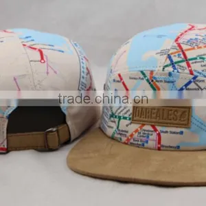 Dye Sublimation Wholesale Blank Custom 5 Panel Hat thumbnail-2