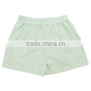 Hot Sale Summer Green Cotton Toddler Summer Shorts Newborn Clothes Organic Baby Clothes Boutique Baby Boy Shorts thumbnail-2