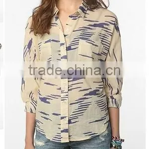 Fashion Sexy Young Women's See Through Shirts thumbnail-1