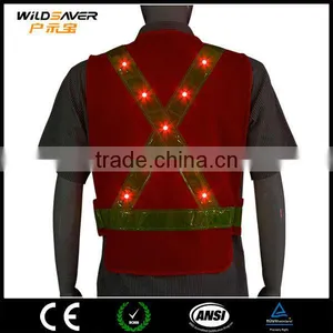 Hi Vis Led Fluorescent Clothing/child Safety Vest thumbnail-4