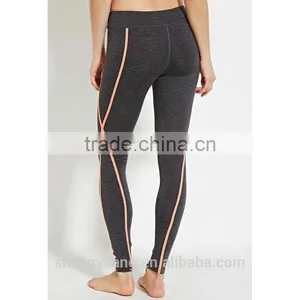 Custom Fashion Bamboo Contrast Color Dri Fit Yoga Pants/leggings thumbnail-1