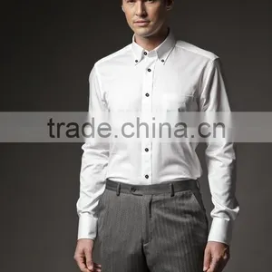 Wholesale Custom Design Dress Shirt, High Quality Man Shirt, Long Sleeve Shirt thumbnail-3