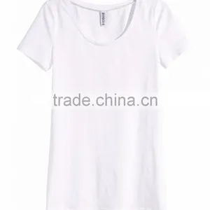 Guangzhou Factory OEM Customized Causal Style Plain Dyed 100% Cotton 160g Short Sleeve O-Neck Wholesale Blank T Shirts thumbnail-3