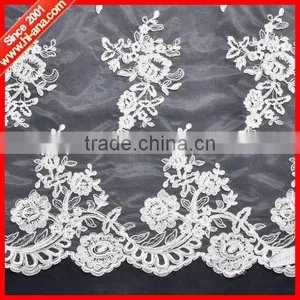 Cheap Embroidery Lace Fabric Dubai,bridal French Lace Fabric,wedding Dress Lace Suppliers thumbnail-1