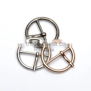 25mm 1inch Metal Alloy Pin Buckle Big Round Belt Bag Buckles Nickle,black,gold Colors BK-085 thumbnail-1