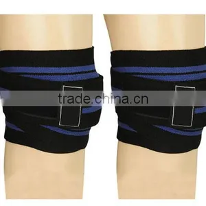 Heavy Duty Knee Wraps For Power-lifting/Bodybuilding Gym Training thumbnail-2