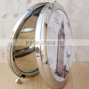 Cute Pocket Round Cosmetic Makeup Compact Travel Portable Mirror Multistyles thumbnail-3