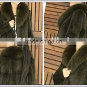 Luxurious High Quality Fur Garment/ Fur Coat FU11 thumbnail-1