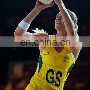 Official Australian Netball Team Jersey,Custom Made Sublimation Uniform,adults Girls Team Wear Netball Jersey thumbnail-1