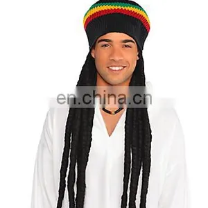 Rasta Dreadlocks Dread Wig Hat Tam Synthetic Wig FW2125 thumbnail-1
