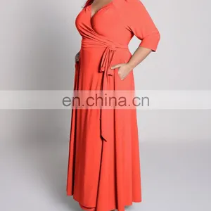 CHEFON Jersey 2016 Evening Dresses for Fat Ladies thumbnail-1