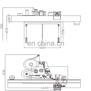 Delta Servo Motor Automatic Fix-point Round Bottle Sticker Labeling Machine With Turntable thumbnail-5
