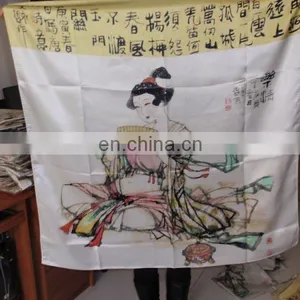 2015 Hot Sale New Trend Digital Print Custom Design Silk Scarf thumbnail-4