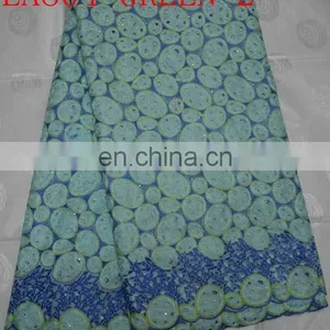 High Quality Swiss Voile Lace Fabric(FL804) African Heavy Lace thumbnail-3