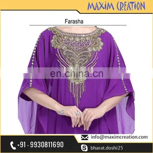 Haute Coutre Farasha Kaftan For Arabian Women 5988 thumbnail-2
