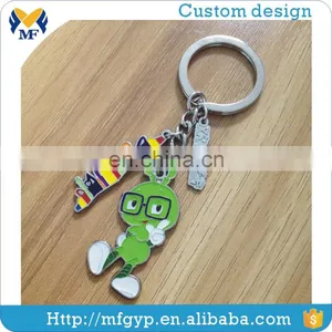 New Blank Custom Anime Acrylic Metal Keychain for DIY Gift thumbnail-5