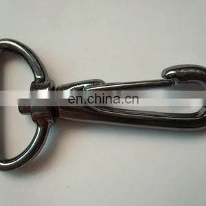 Custom Logo/size/color Metal Snap Hook Gold Snap Metal Keychain thumbnail-4