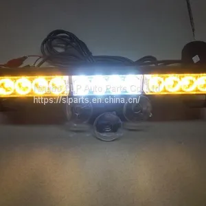 LED Light Bar Roof Suction Top Emergency Warning Construction Flash Strobe Light Truck (14