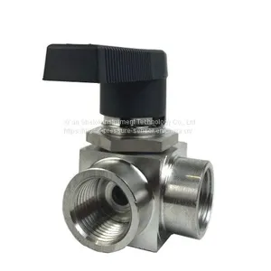 Stainless Steel 3-way Ball Valve/3 Way High Pressure Ball Valve thumbnail-1