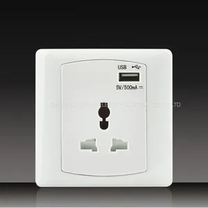 10A 250V Push Button Wall Switch Socket Digit Telephone Socket With Data Socket thumbnail-3