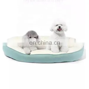 Luxury Pet Bed Soft Fabric Dog Bed Washable Warm Pet Sofa Eco-Friendly Bed for Dog & Cat thumbnail-1