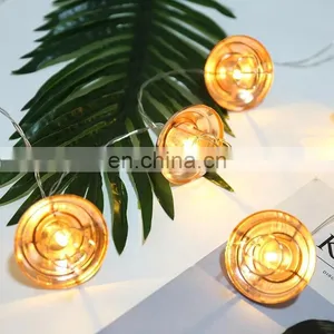 Warm White 10 Led Lantern Mini Kerosene Garden Home Decoration String Lights thumbnail-2