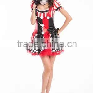 Sexy Crown Costume Women Fancy Dress Halloween Cosplay Circus Costume thumbnail-1