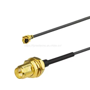 U.FL Mini PCI to Reverse Polarity SMA Pigtail Antenna WiFi Cable thumbnail-3