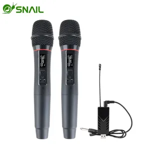 100% Original Snail U-880 Wireless Microphone System, LCD Display, High Sound Quality, Remote Reception, Suitable for Meeting, Street Bar, Concert, Church and Other Places to Use thumbnail-1
