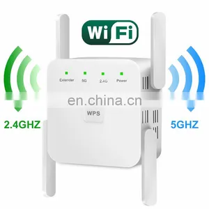 1200Mbps 5G Wifi Repeater Wifi Amplifier Signal Wireless Router Wi-fi Long Range Extender 2.4g 5ghz 300Mbps Repeater thumbnail-1
