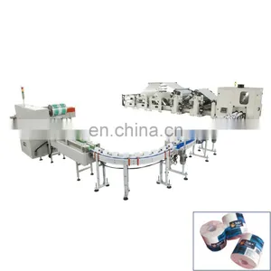 Automatic Log Saw Cutter Embossed Rewinding Toilet Paper Machine Production Line thumbnail-1