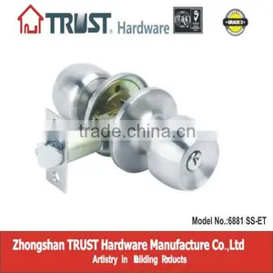 TRUST ANSI Grade 3 High Quality Tubular Knob Lock Series thumbnail-2