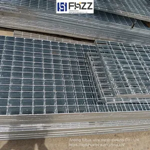 Composite Operating Platform Heavy Duty Anti-slip Toothed Hot-dip Galvanized Steel Grating thumbnail-4