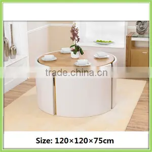 Modern Design Round Low Price Dining Room Furniture Set thumbnail-1