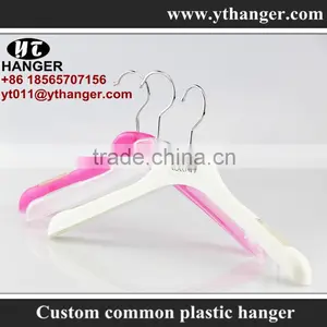 IMY-487 Transparent Women Plastic Shirt Hangers Rack thumbnail-3