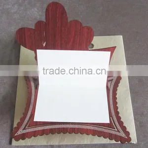 2016 Hot Sale Newest Products Luxury Wooden Flower Wedding Greeting Invitation Card thumbnail-6