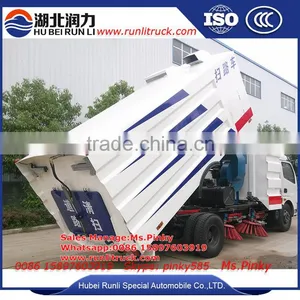Cheaper Price 7cbm Road Sweeper Truck Dongfeng Street Cleaning Machine Trucks For Sales thumbnail-4