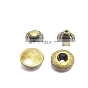 Custom 15mm Brass Spring Snap Clip Button for Leather, Jeans thumbnail-4