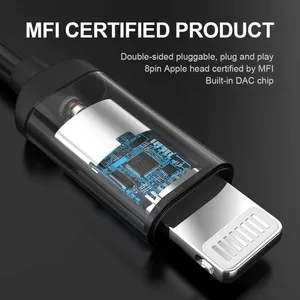 China High Quality Fashion Mfi Hifi Digital Earphone For Iphone thumbnail-3