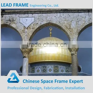 Coloured Decorative Anti Rust Steel Structure Mosque Dome thumbnail-5