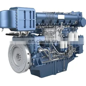 530KW Weichai 8170 8170ZC720-2 720HP Marine Diesel Engine thumbnail-1