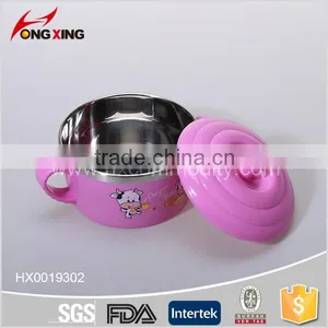 Colorful Stainless Steel Bowl With Landles and Lid Supplier's Choice thumbnail-3